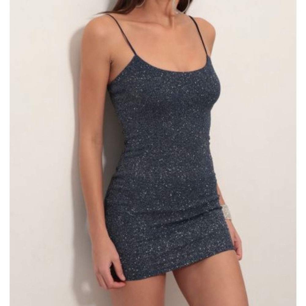 Lucy in the Sky Blue Sapphire Bodycon Dress